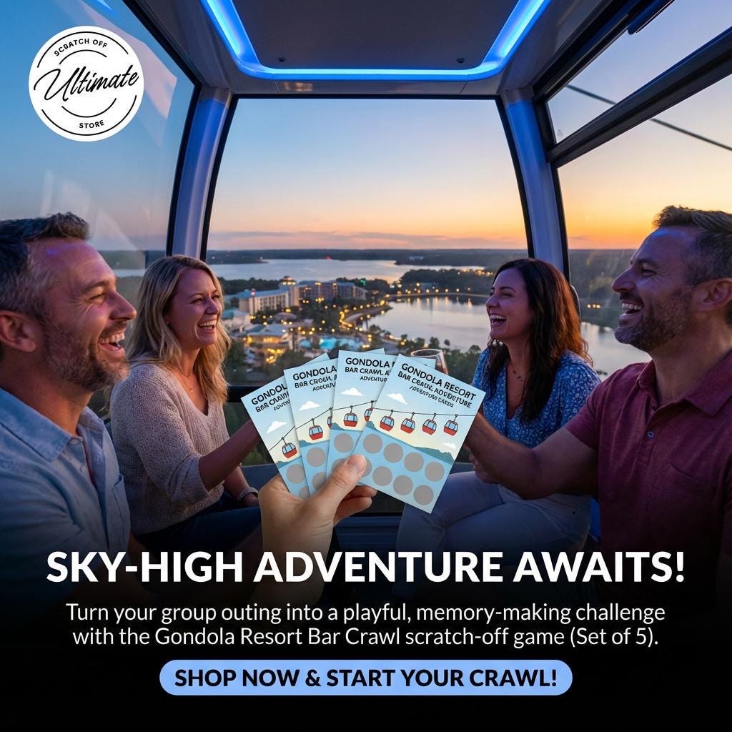 Gondola Resort Bar Crawl Challenge