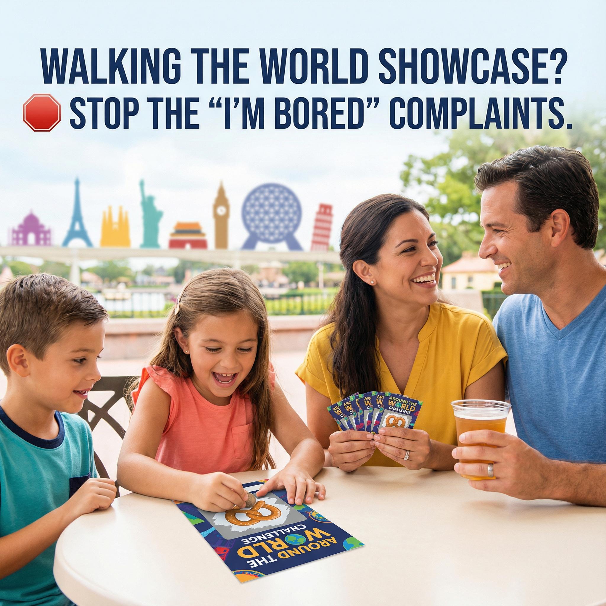 Around the World Challenge Scratch Off Card