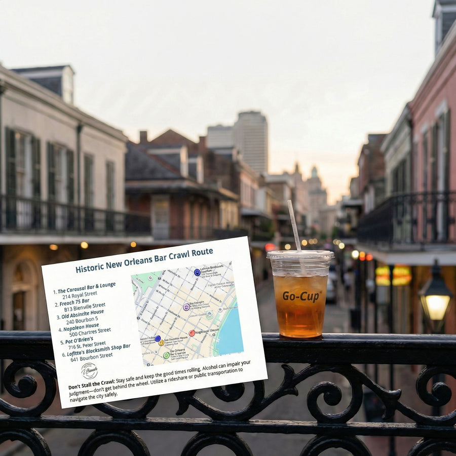 The NOLA History on Tap Scratch-Off Bar Crawl (1, 2 or 3 Cards)