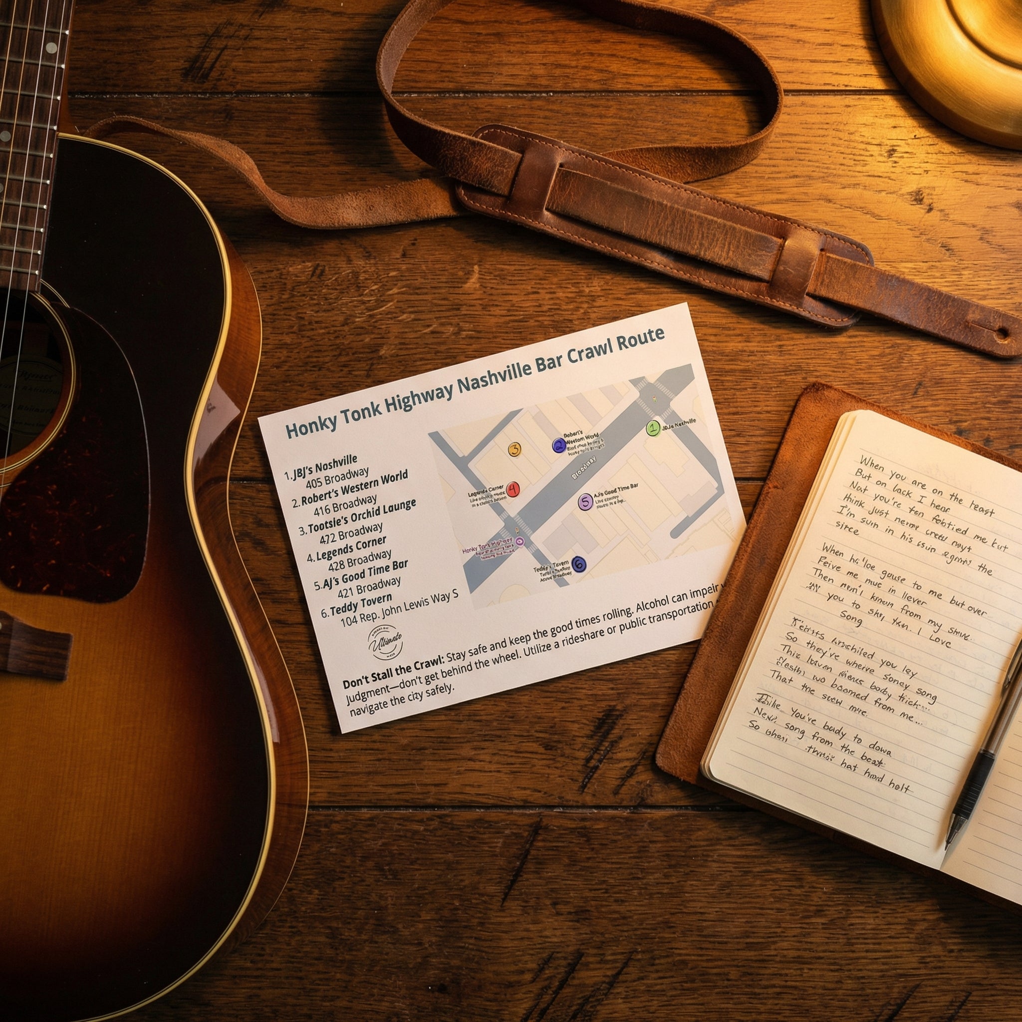 Honky Tonk Highway Nashville Bar Crawl (4-Pack)