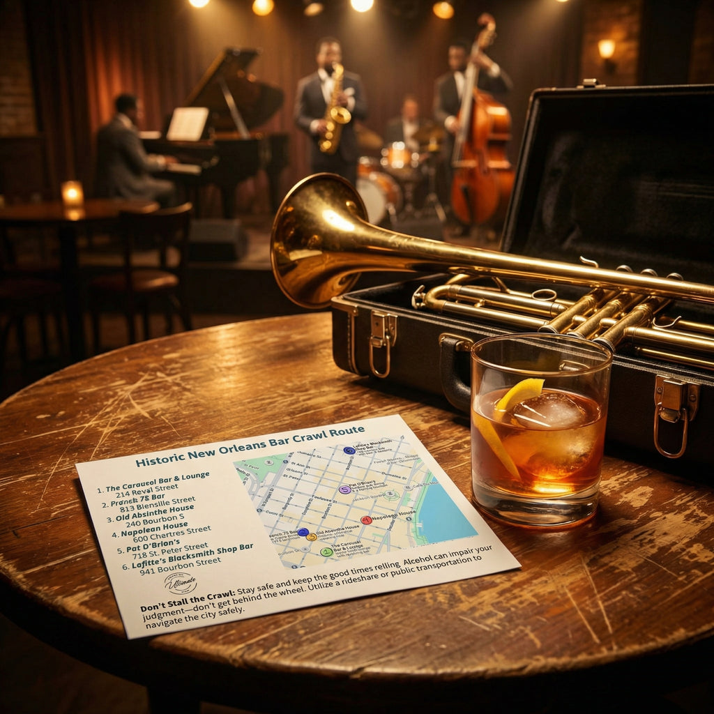 The "NOLA History on Tap" Scratch-Off Bar Crawl (4-Pack)