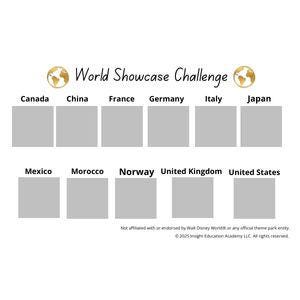 Around the World Challenge Scratch Off Card